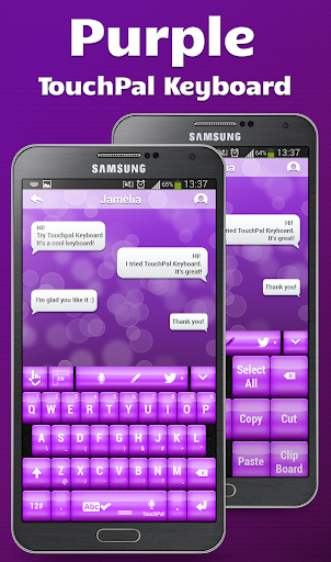 Purple Keyboard HD