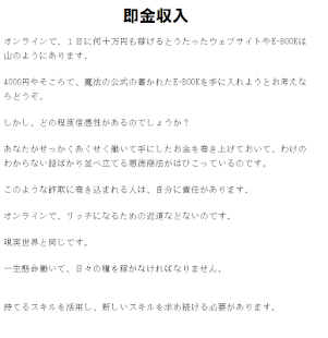 本当のネットビジネス入門 Screen 3