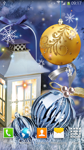 Christmas Balls Live Wallpaper