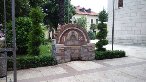 Sacred Water Fountain Near The Orthodox Church
