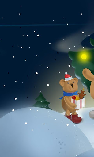 Christmas Bears Live Wallpaper