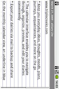 Free aDiary Lite APK