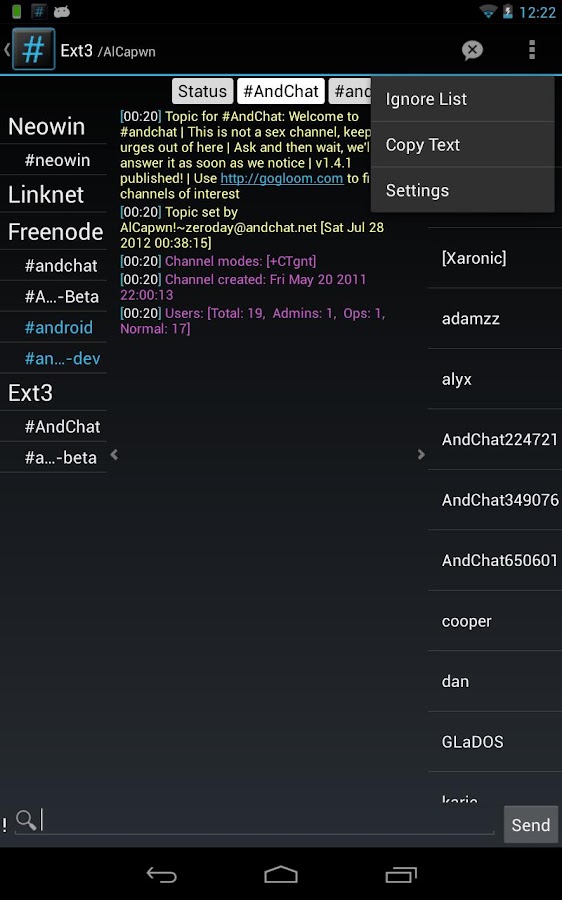 AndChat Android