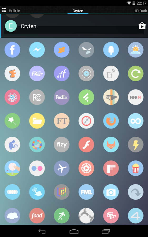Cryten - Apex, Nova, Adw Theme - screenshot