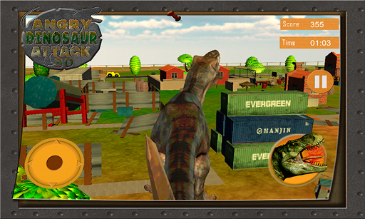免費下載模擬APP|Angry Dinosaur City Attack 3D app開箱文|APP開箱王
