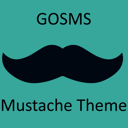GO SMS Mustache Theme 通訊 App LOGO-APP開箱王