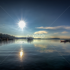 An Oban Evening by Andrew Wood - Landscapes Waterscapes