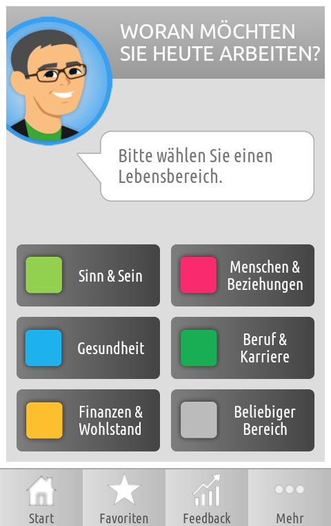 Smart LifeCoach Screen 2