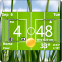 Football Digital Weather Clock logo