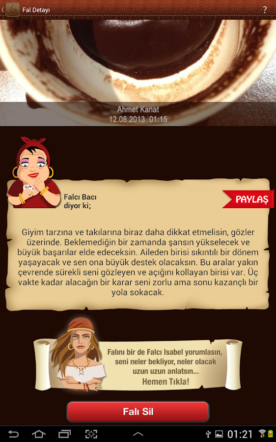 Kaave Falı - screenshot