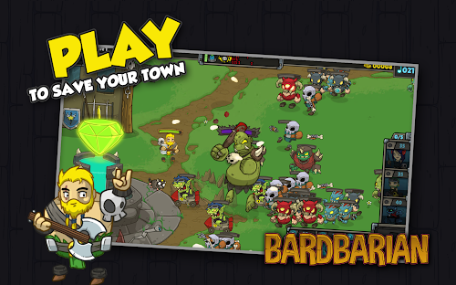 Android application Bardbarian: Golden Axe Edition screenshort