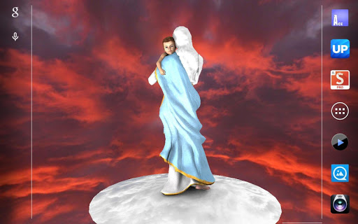 【免費個人化App】3D Mother Mary Live Wallpaper-APP點子