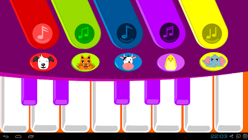 Android application Piano Kids Free screenshort