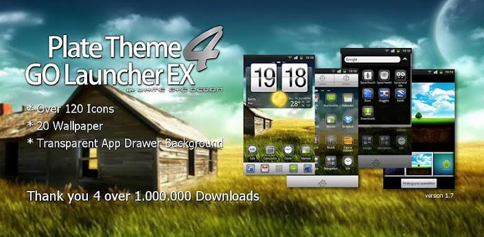 Plate Theme 4 GO Launcher EX v1.8 