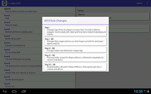 LLUmpires.com Rules Index 2015 Screenshots 3