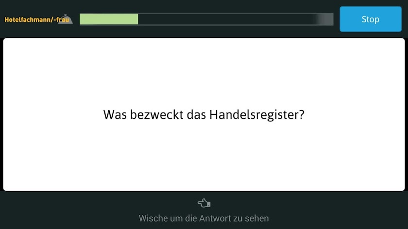 Hotelfachmann Prüfung Screen 3