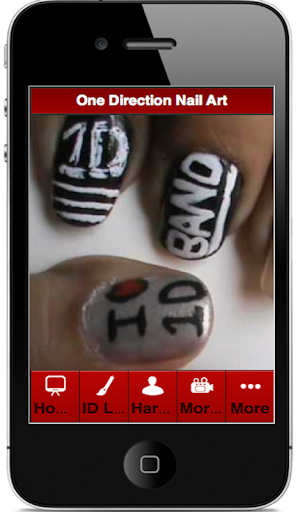 ONE DIRECTION NAIL ART