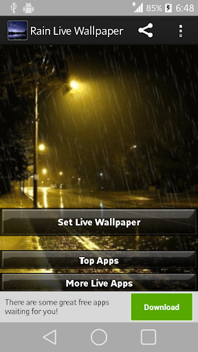 Rainfall Live Wallpaper