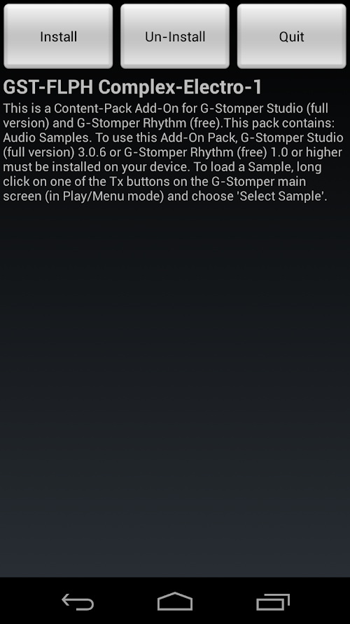 Android application GST-FLPH Complex-Electro-1 screenshort
