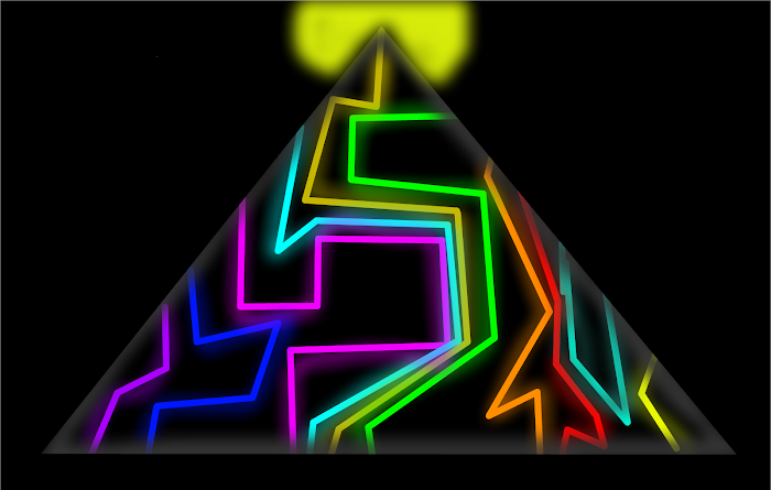 Neon Pyramid