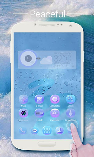 Peaceful GO Launcher Theme