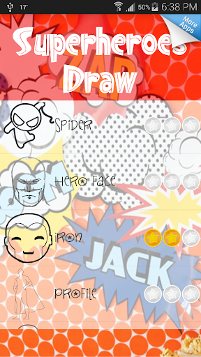 免費下載娛樂APP|Superheroes Draw app開箱文|APP開箱王