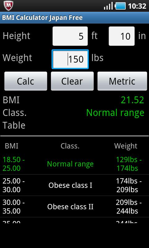 BMI Calculator Japan Free - Android Apps on Google Play