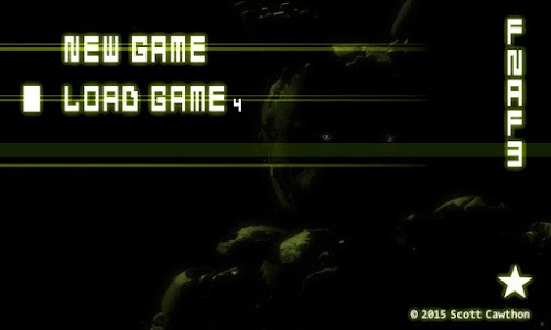 Android application Five Nights at Freddys 3 Demo screenshort