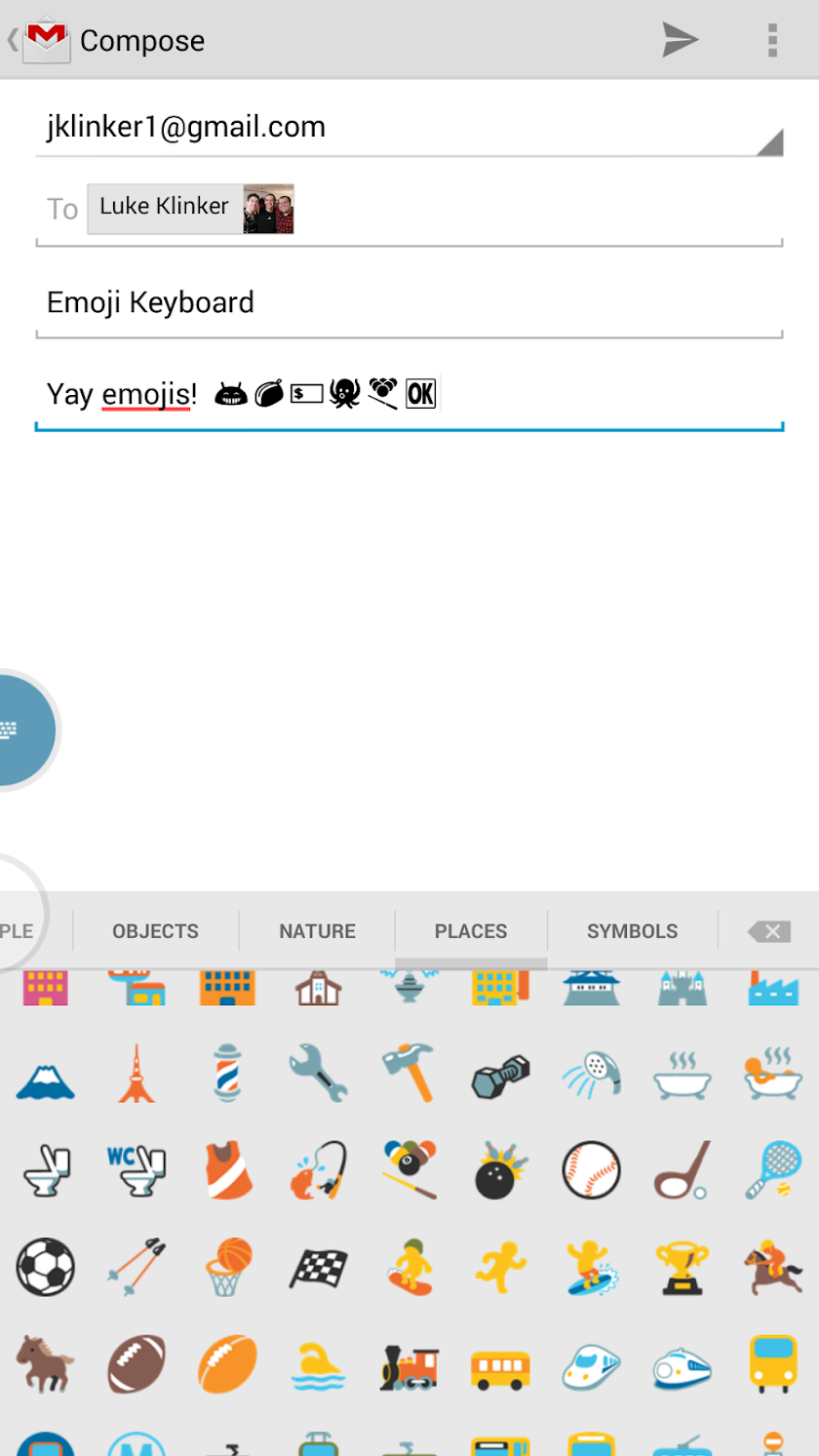 Sliding Emoji Keyboard Unlock Screen 2