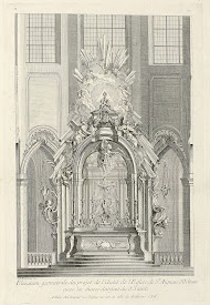 Ontwerp voor het altaar van de Saint-Aignan d'Orléans