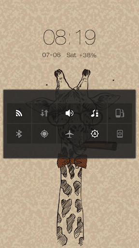 【免費個人化App】Giraffe Live Locker Theme-APP點子