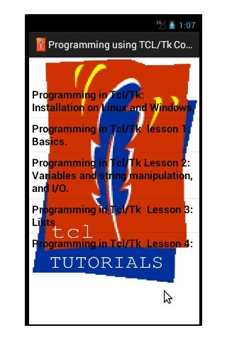 Tutorials in Tcl Tk Full