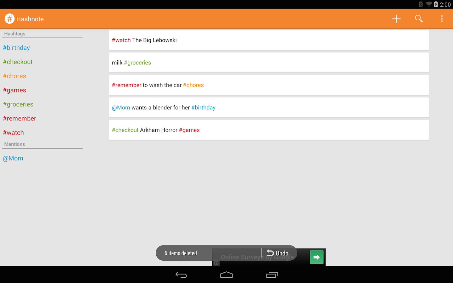    Hashnote- screenshot  