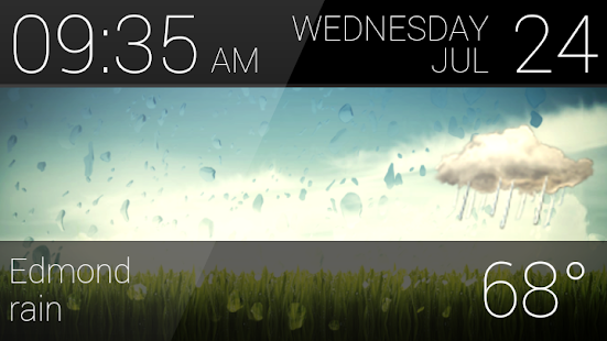 Weather Clock Skin - UCCW