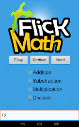 Flick Math - A Math Game poster 11