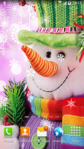 【免費個人化App】Snowman Live Wallpaper-APP點子