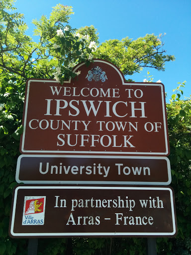 Town Sign Of Ipswich