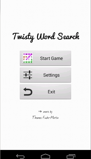 Twisty Word Search Puzzle Free