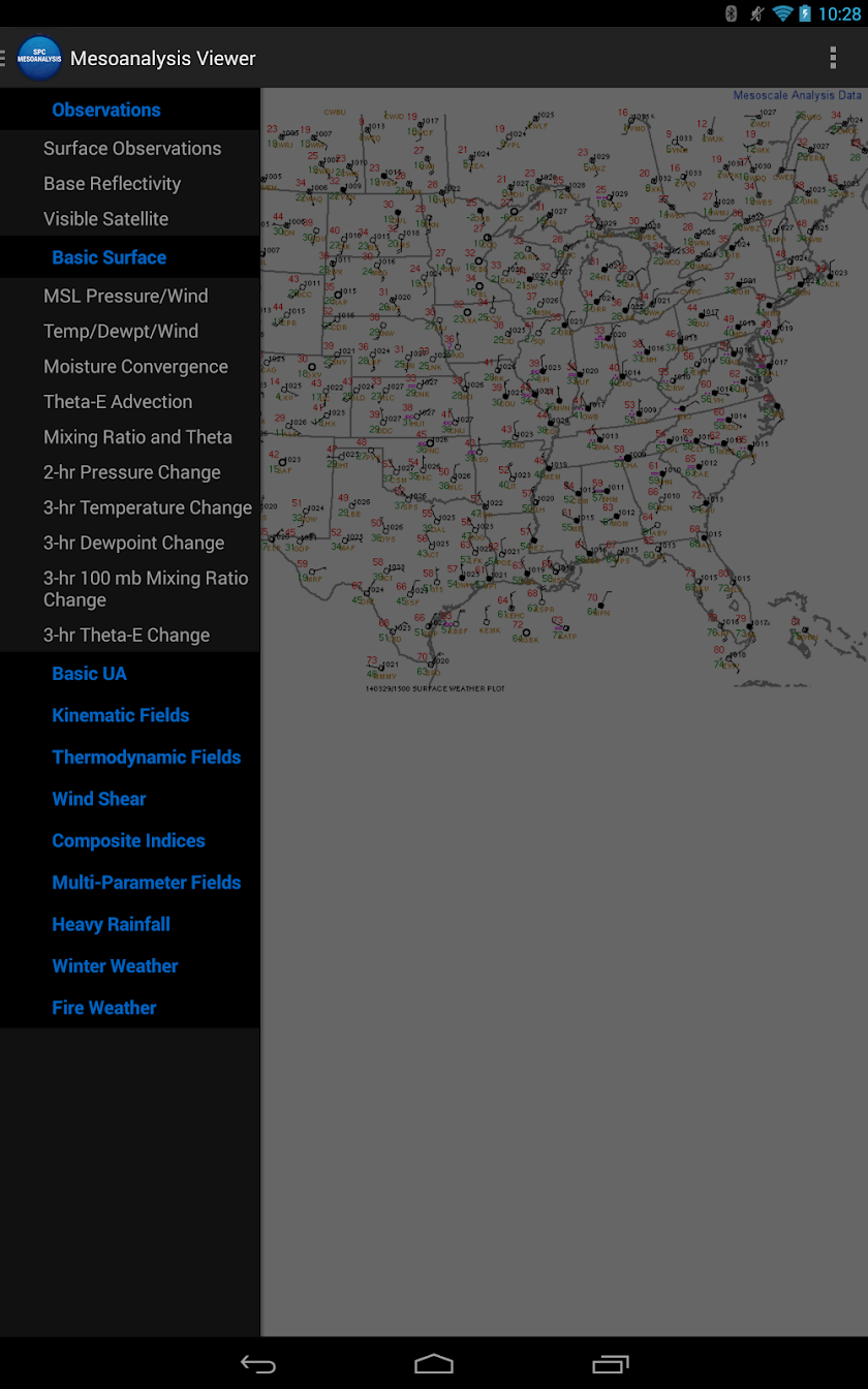 Mesoanalysis Viewer Screen 3