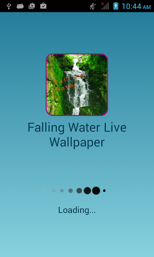 Falling Water Live Wallpaper