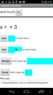 Algebra Equation Helper Screenshots 4