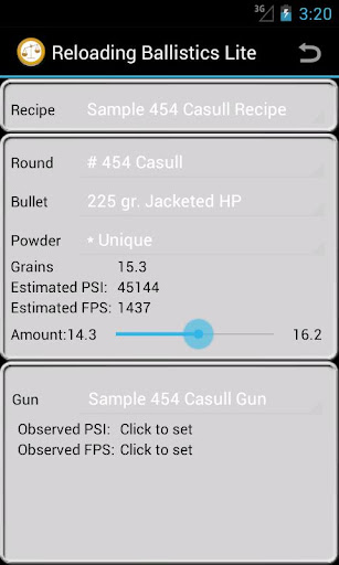 454 Casull Ballistics Data