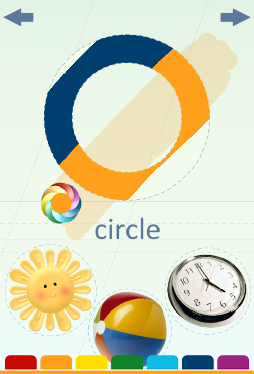 Android application Shapes for Kids - Coloring screenshort