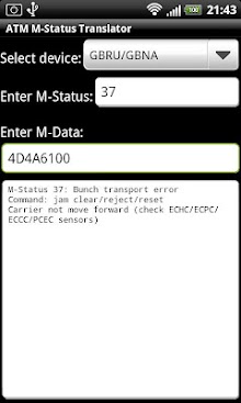 ATM M-Status Translator