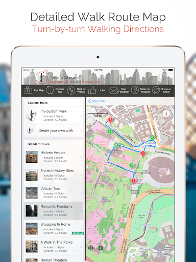 【免費旅遊App】Chicago Map and Walks-APP點子