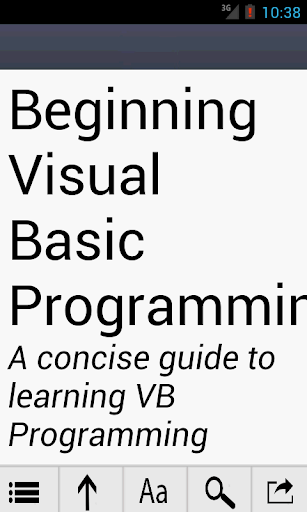 Learn Visual Basic in a day