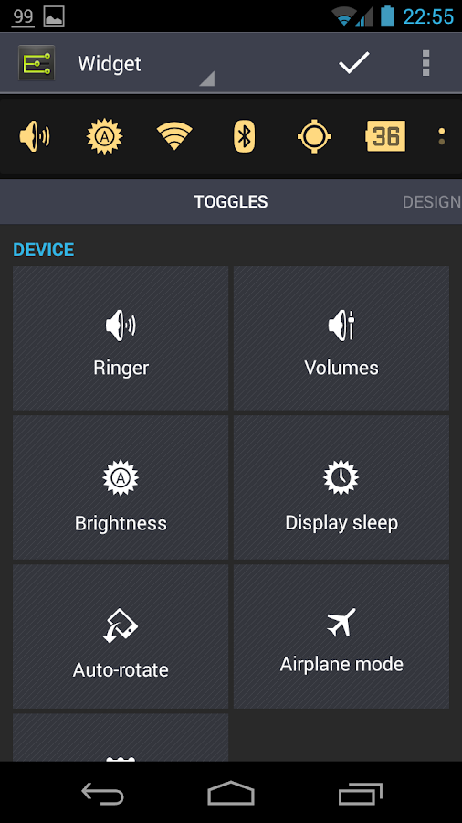 Settings Extended - screenshot