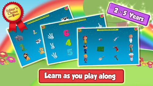 Android application Matching game for toddler screenshort