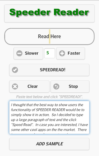 Speeder Reader