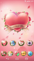 Love Story GO Launcher Theme poster 3